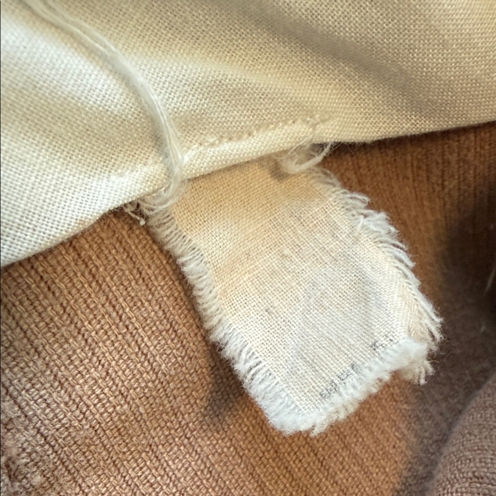 Super Groovy Authentic Vintage 70s Hippie Boho Tan Corduroy Wideleg Flares - Picture 8 of 16